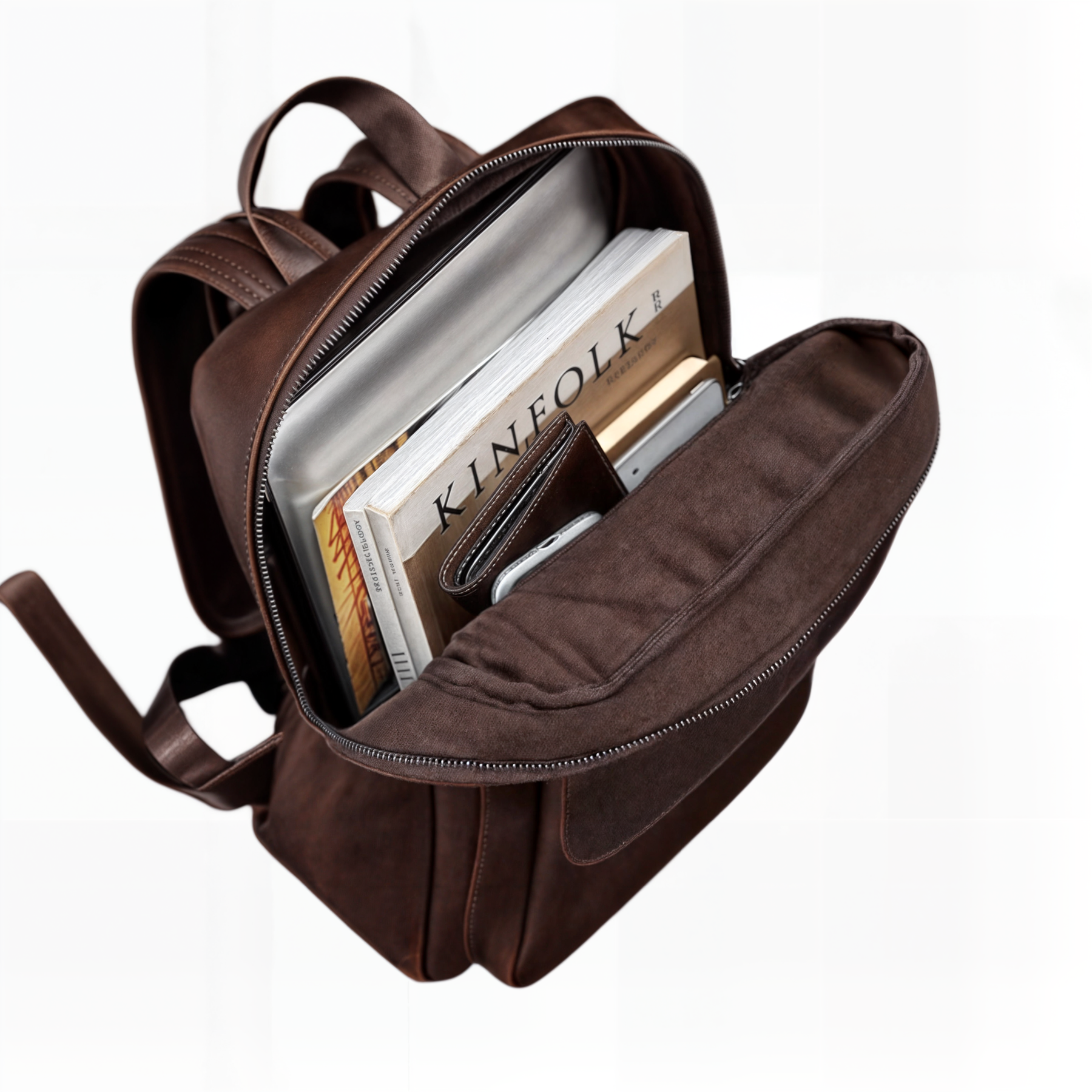 Mochila de Couro "Brecce" Messina