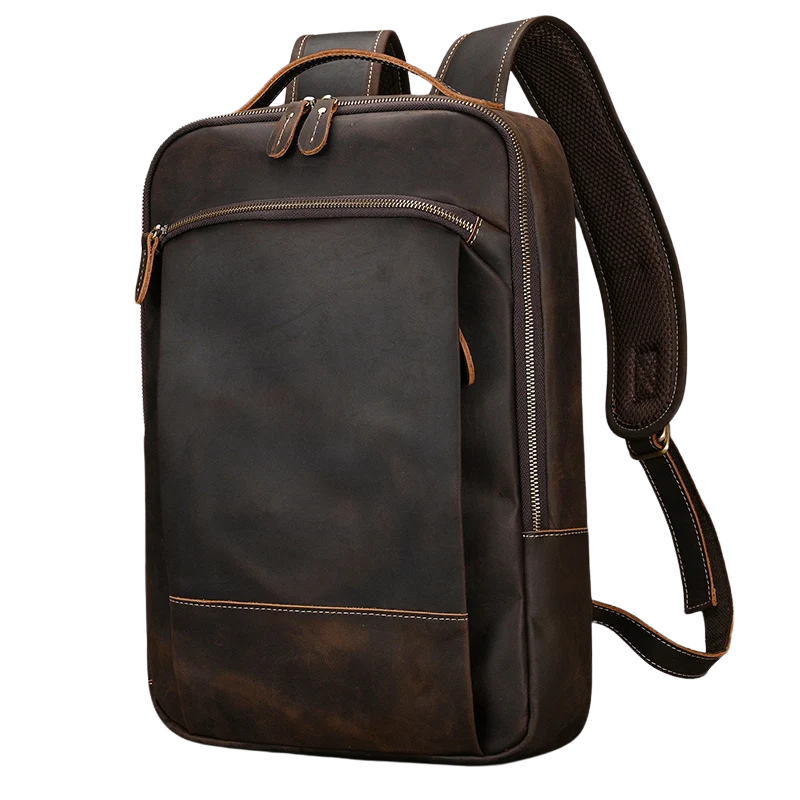 Mochila de Couro Genuíno "Brecce" Andria