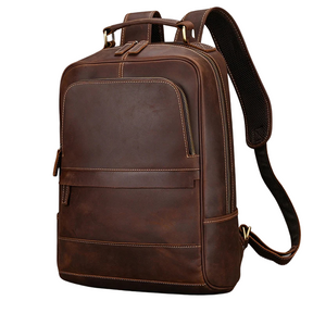 Mochila de Couro Genuíno "Brecce" Forli
