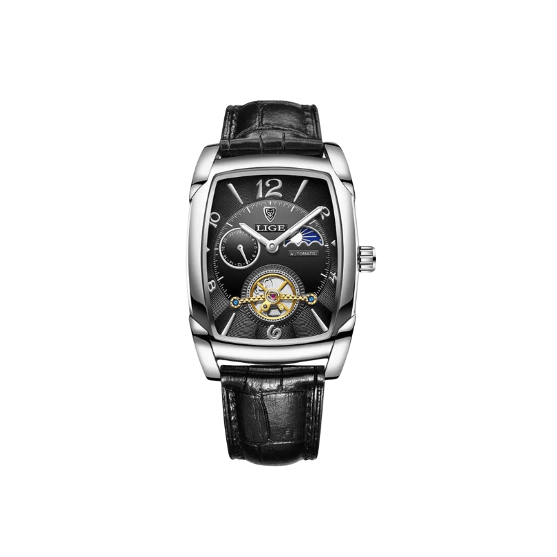 Relógio com Pulseira de Couro "Brecce" Foggia