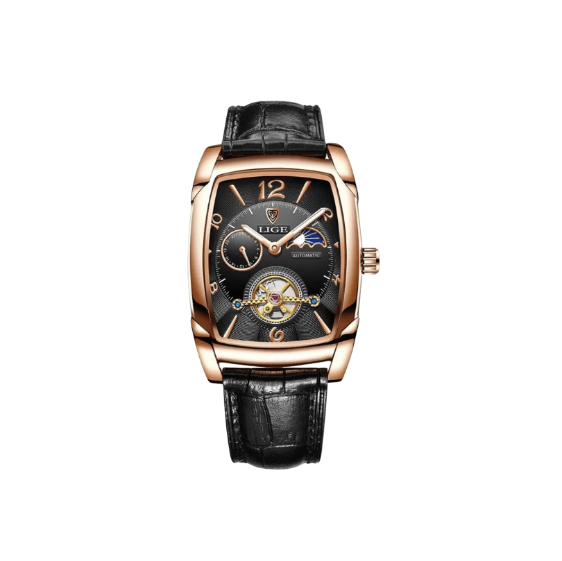 Relógio com Pulseira de Couro "Brecce" Foggia