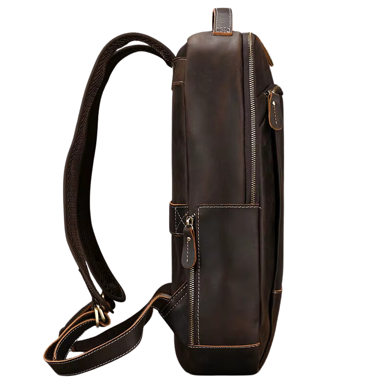 Mochila de Couro Genuíno "Brecce" Andria